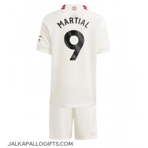 Manchester United Anthony Martial #9 Kolmas Peliasu Lasten 2023-24 Lyhythihainen (+ Lyhyet housut)